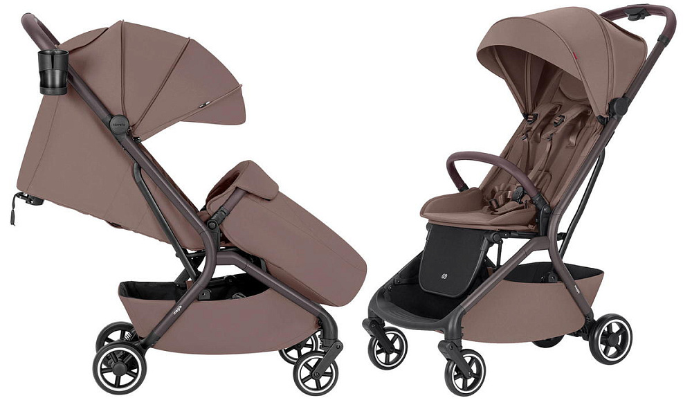 Коляска 2в1 Carrello Magia CRL-6555 коричневый - фото 9