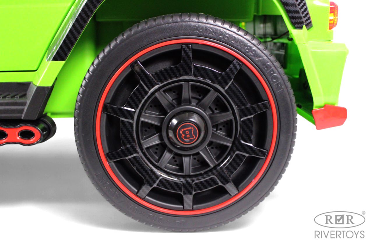 Электромобиль RIVERTOYS Mercedes Z777ZZ-GREEN С пультом ДУ - фото 7