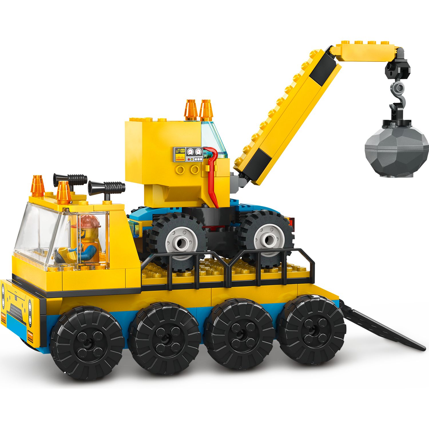Конструктор LEGO City Trucks and Wrecking Ball Crane 235 дет. - фото 4