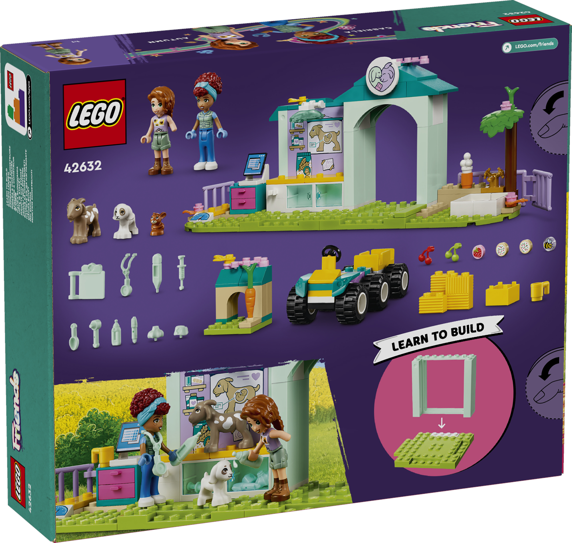 Конструктор LEGO Friends Ветклиника сельскохоз животных 161 дет. - фото 4