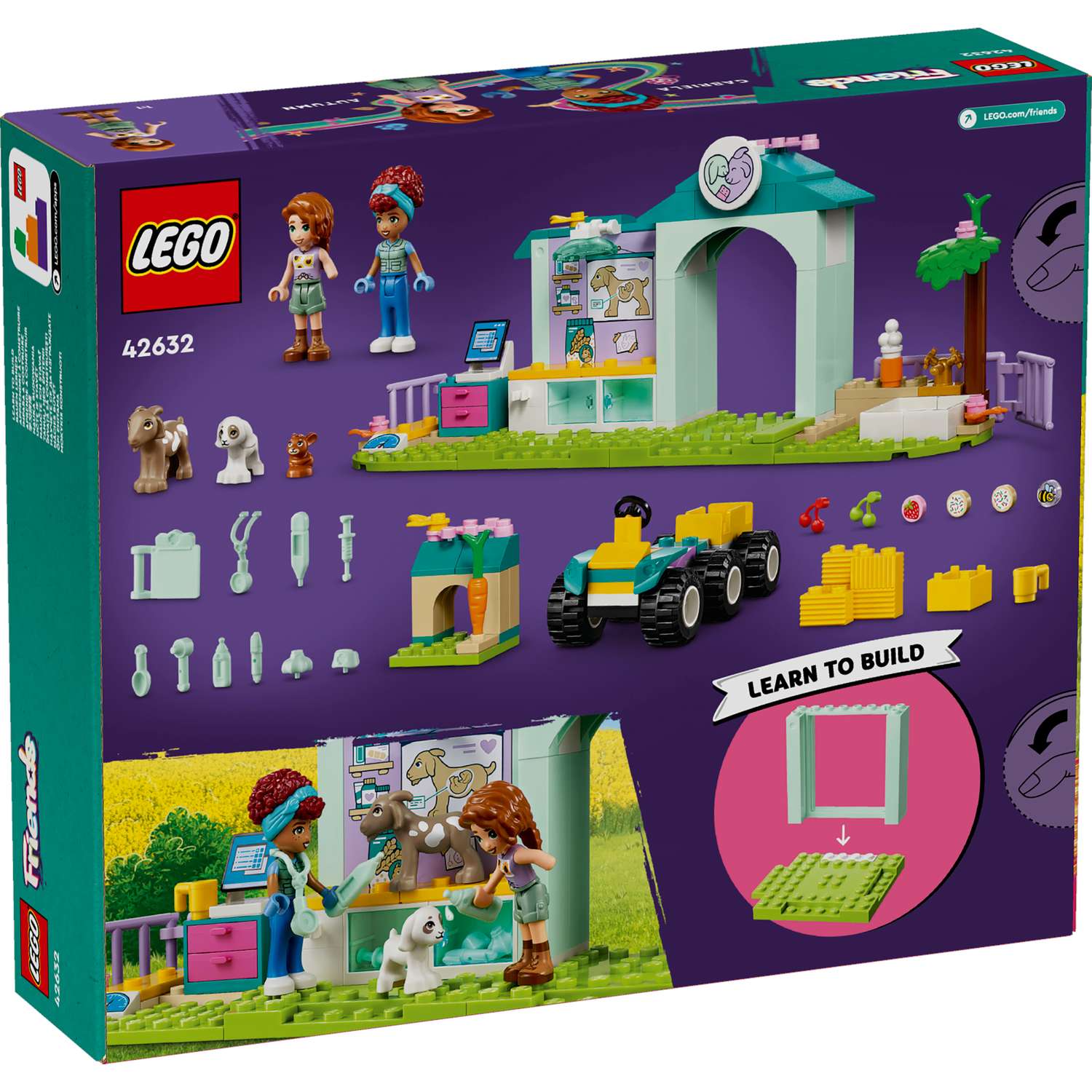 Конструктор LEGO Friends Ветклиника сельскохоз животных 161 дет. - фото 4