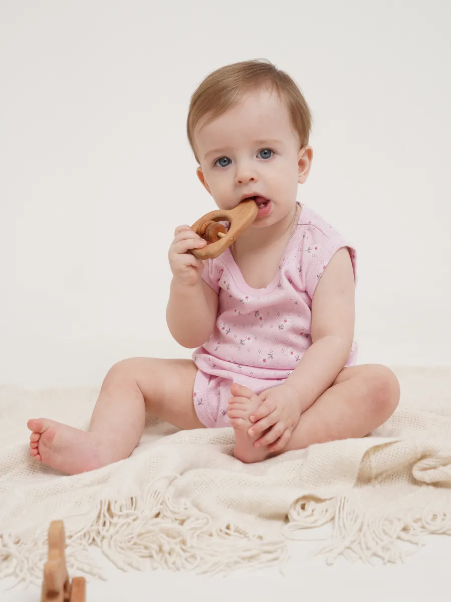 Боди 3 шт Супер Пупс нбр/3пр/бодимайка/сиренрозкрем/трансфрибана - фото 17