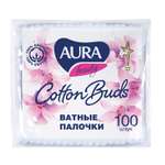Ватные палочки AURA 100 шт.