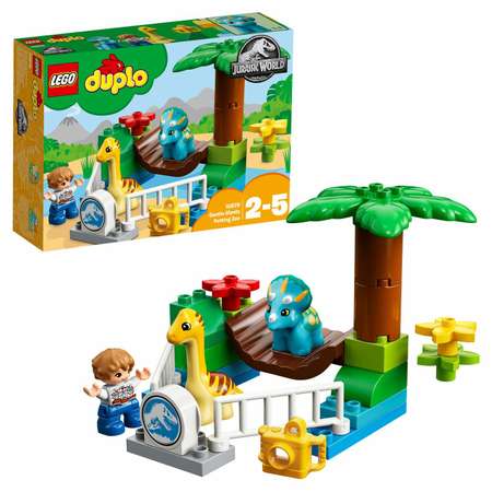 Конструктор LEGO DUPLO Парк динозавров блочный