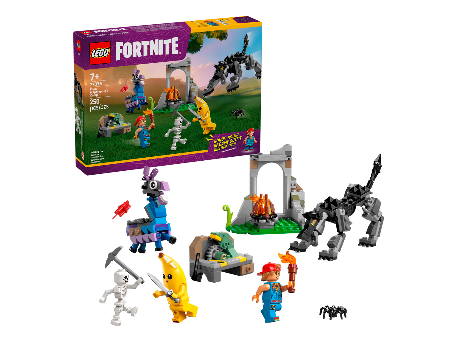 Конструктор LEGO Fortnite Лагерь Пили и Спаркплаг 77075 250 дет. - фото 1