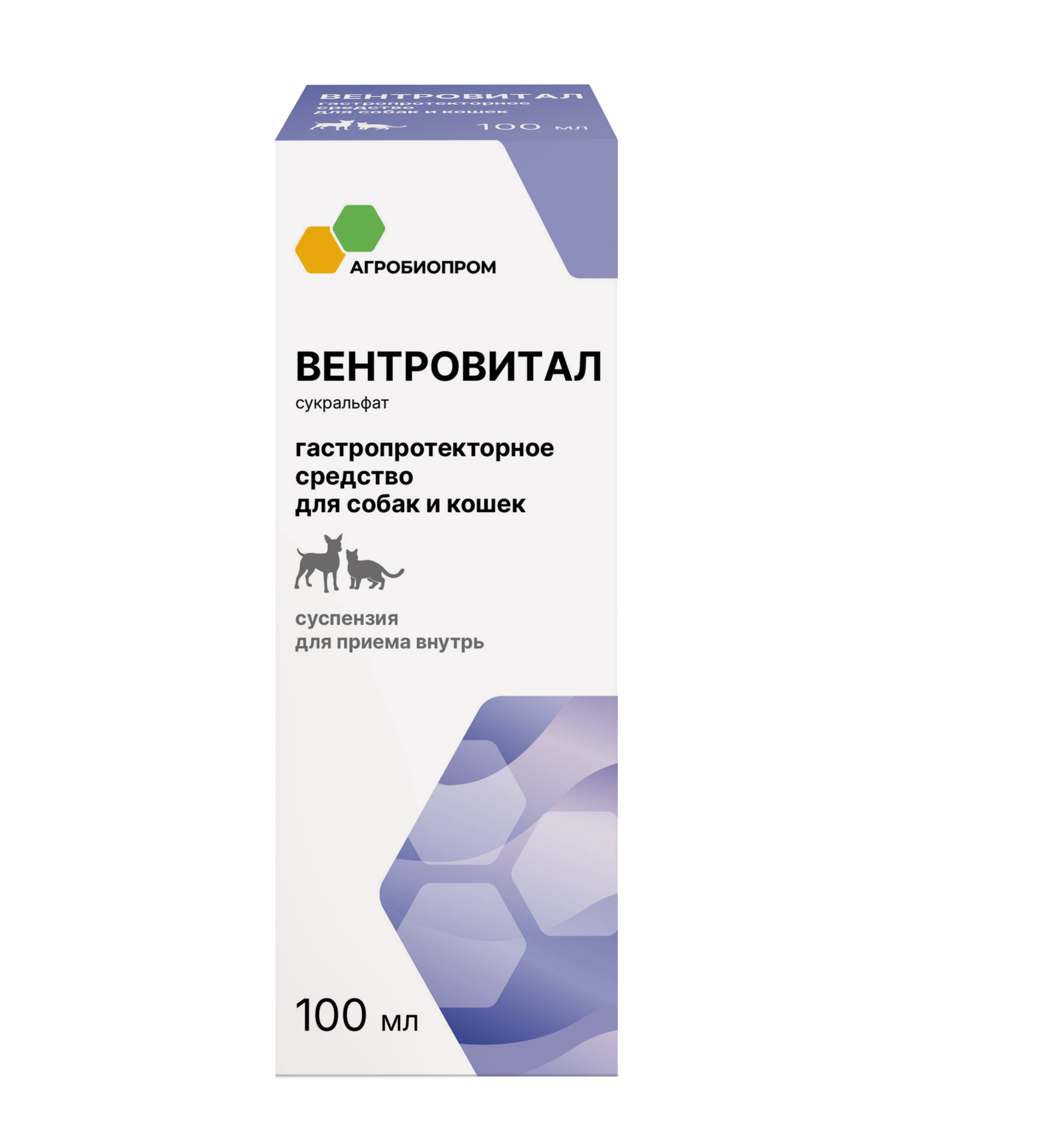 Препарат для кошек и собак Agrobioprom Вентровитал 100мл - фото 1