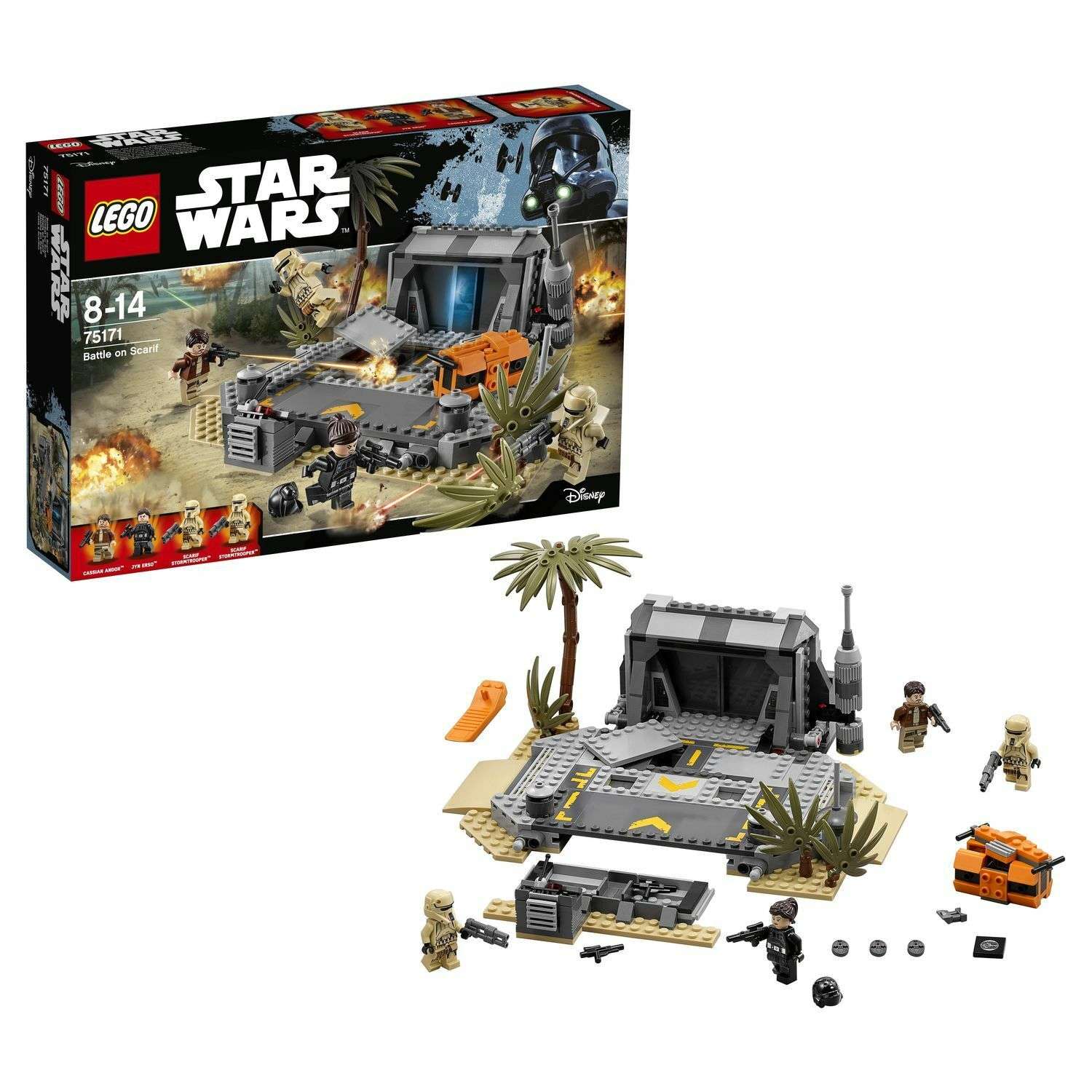 Конструктор LEGO Star Wars Битва на Скарифе блочный - фото 1