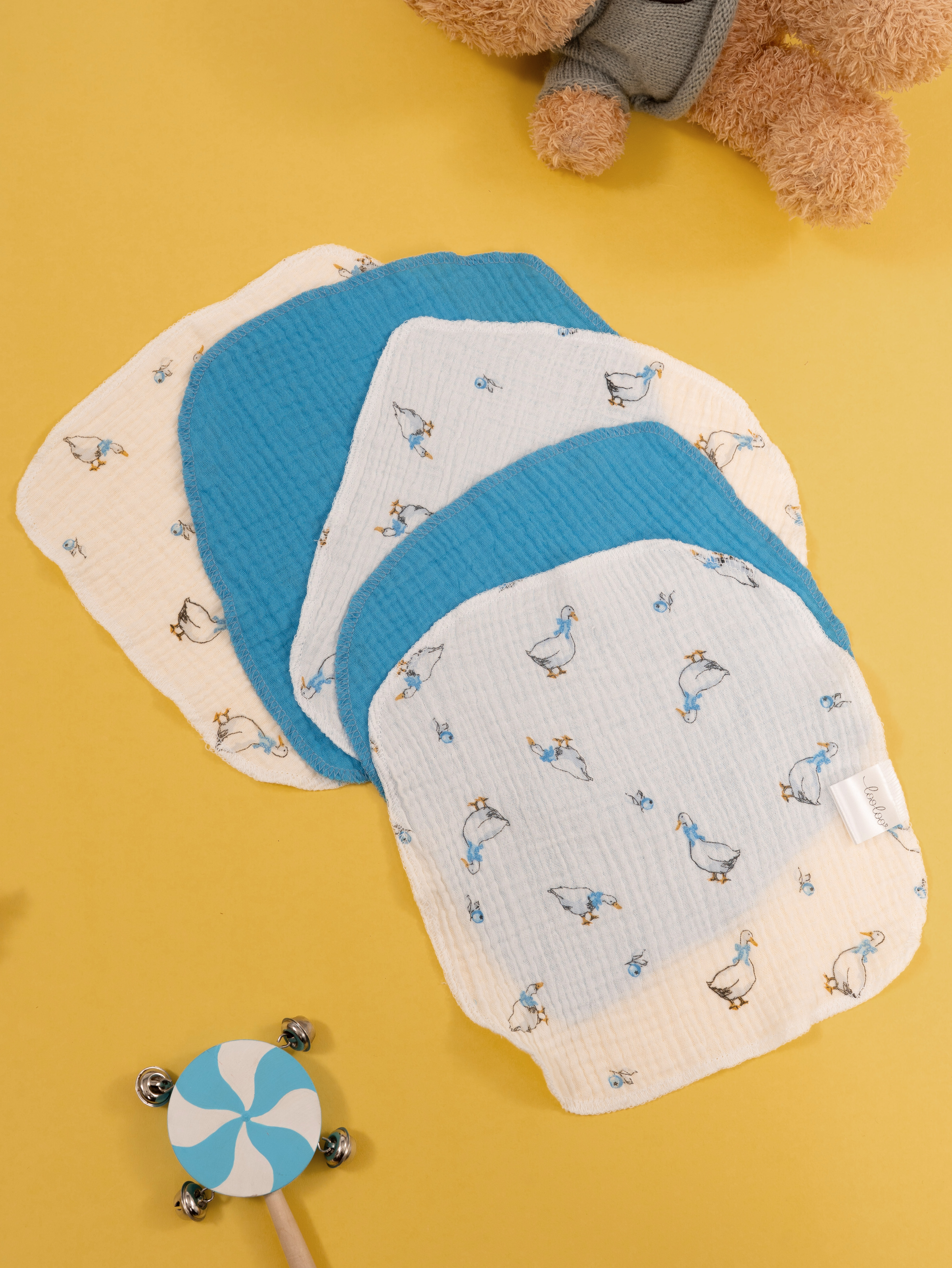 Платок Loo-Loo гусь муслин 5 шт. - фото 7