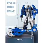 Фигурка BAZUMI Вертолет полицейский робот