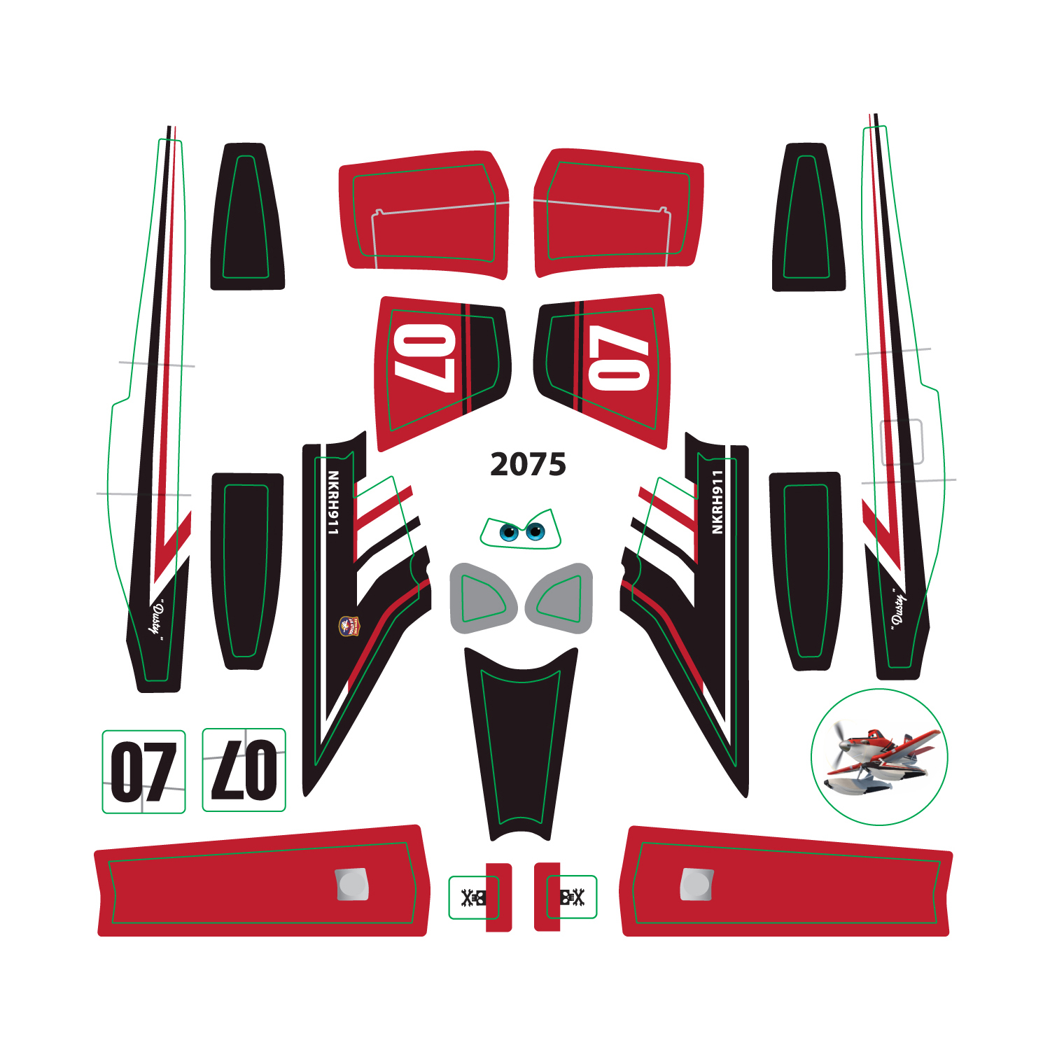 Сборная модель Звезда Самолеты Дасти 2075 - фото 3