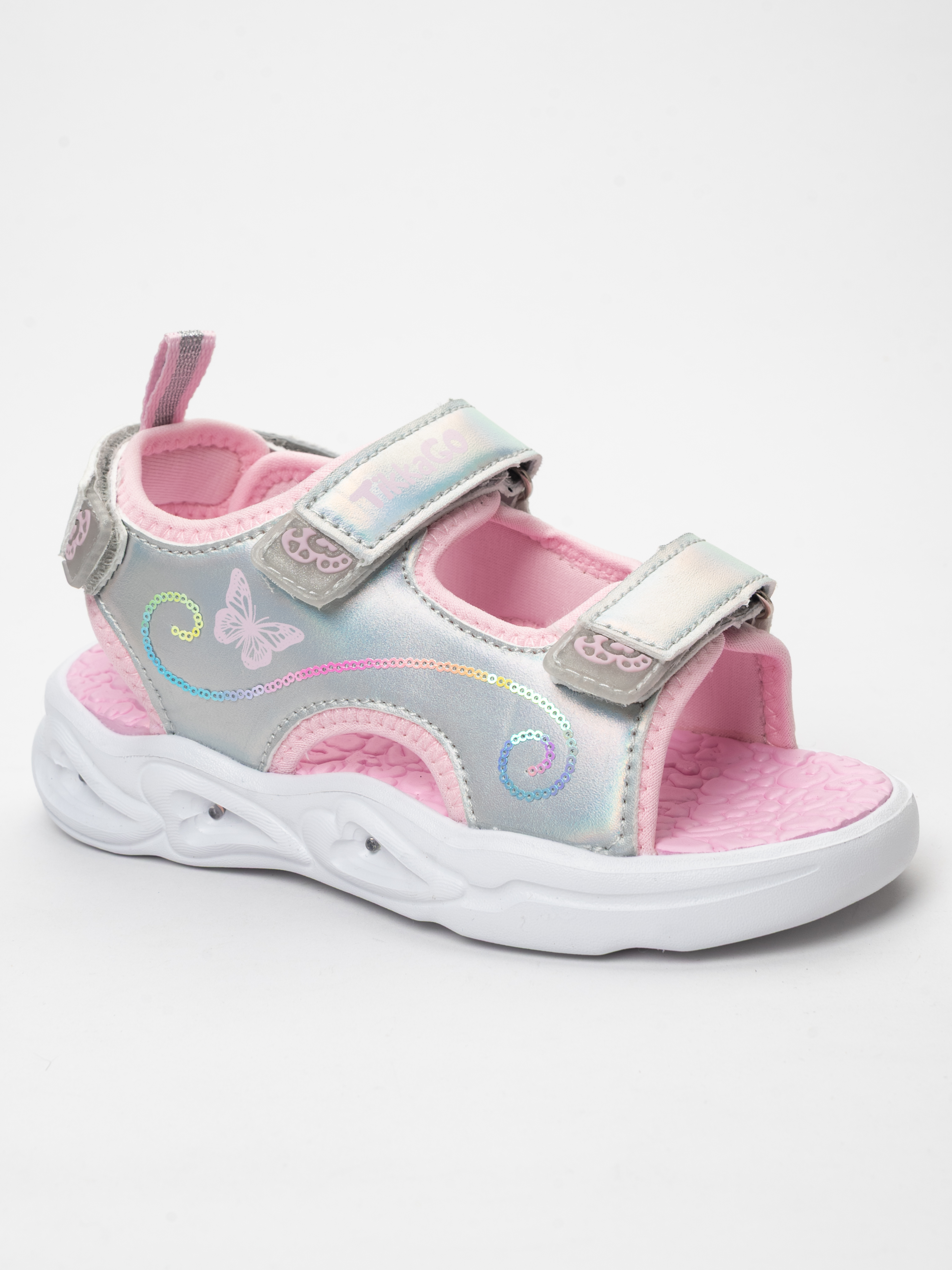 Сандалии TikkaGo 3D33_11260_silver-pink - фото 8