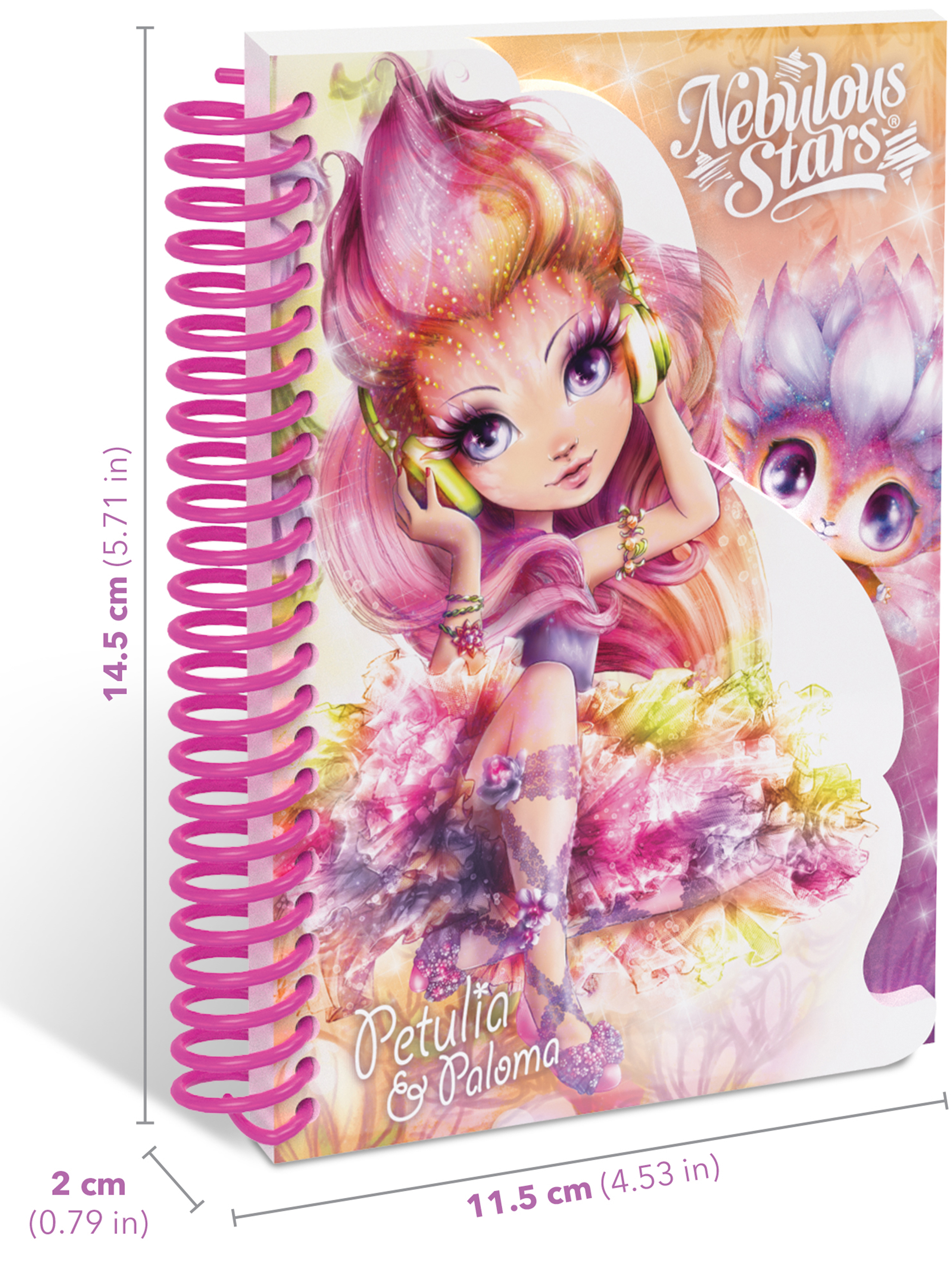 Блокнот для записей Nebulous Stars на пружине со скетч страницами серия Petulia 11587-2_NSDA - фото 3