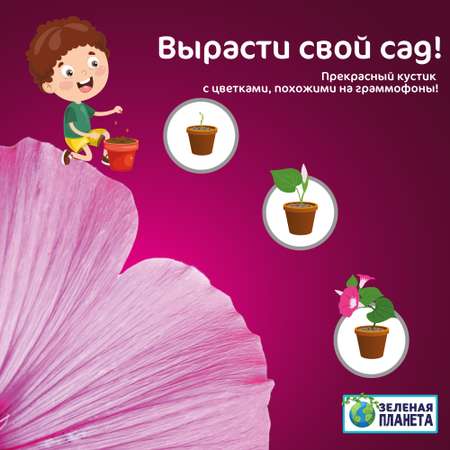 Набор для выращивания ЗЕЛЕНАЯ ПЛАНЕТА