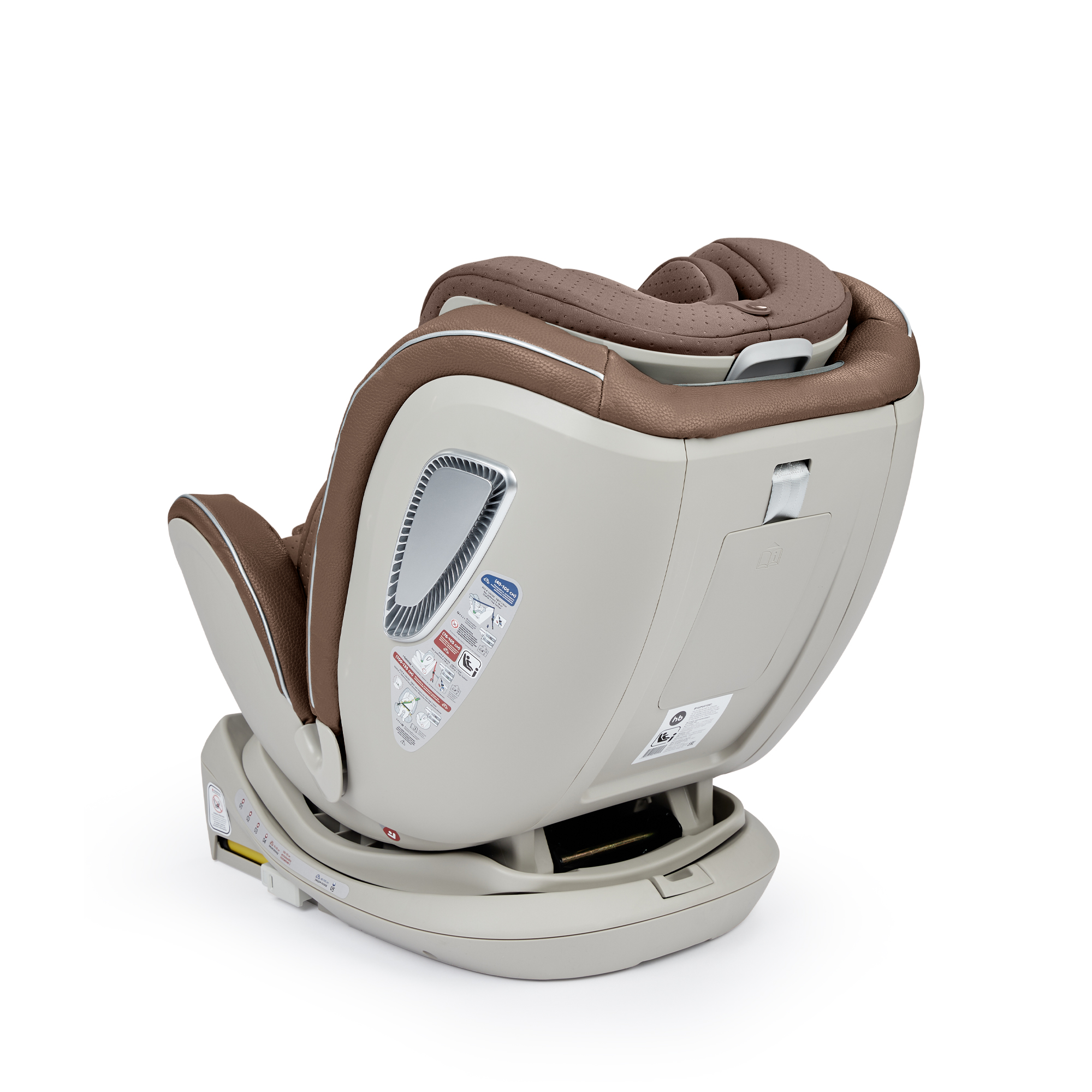 Автокресло Happy Baby I-Unix Isofix 0+/1/2/3 (0-36 кг) коричневый - фото 14