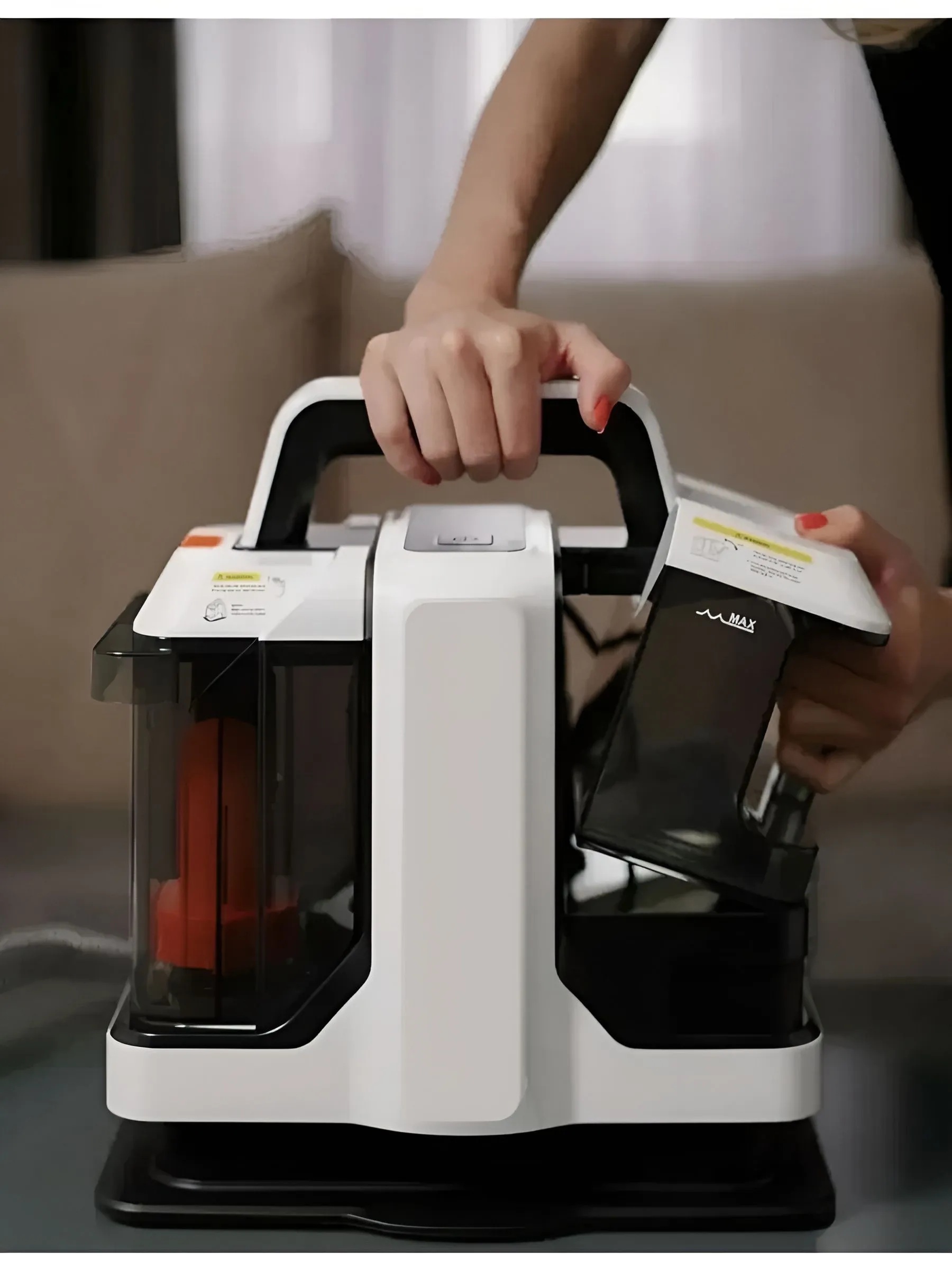 Моющий пылесос для пола и ковров CASTLELADY с функцией чистки мебели и влажной уборки 30 000 Па - фото 3