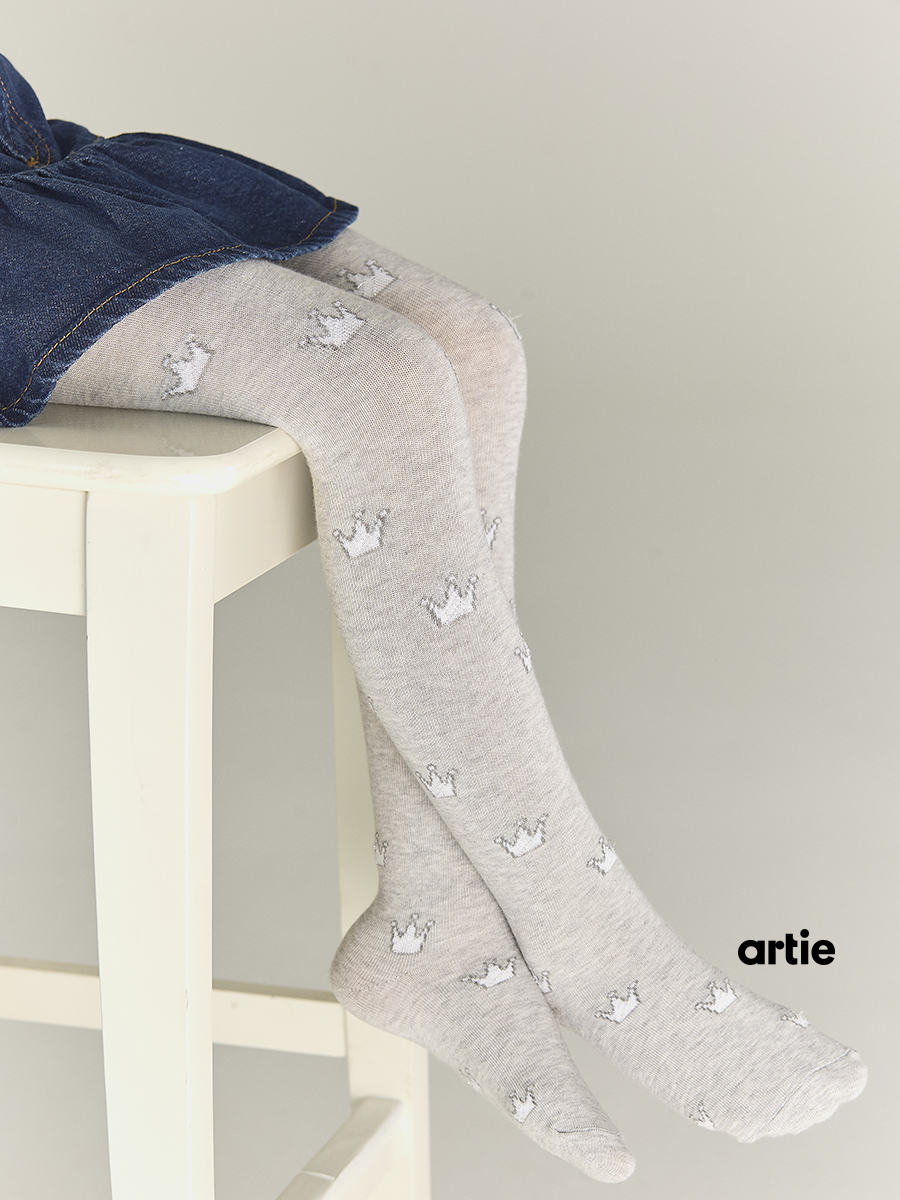 Колготки artie 2d403L серый- люрекс - фото 3