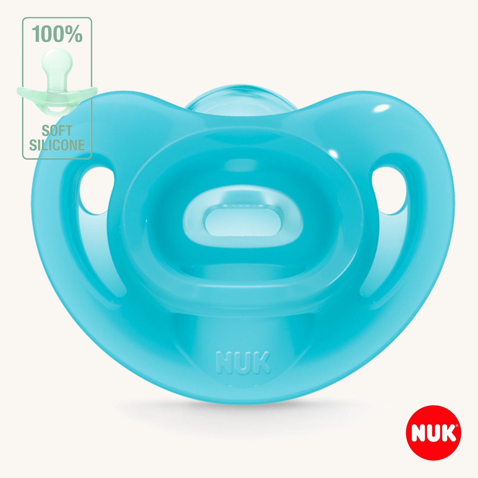 Пустышка Nuk силикон ортодонтическая от 0 мес. 1 шт. - фото 2