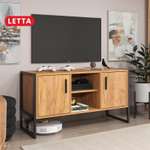 Комод тумба LETTA Frame Цвет Дуб вотан Черный металл 1140*604*403