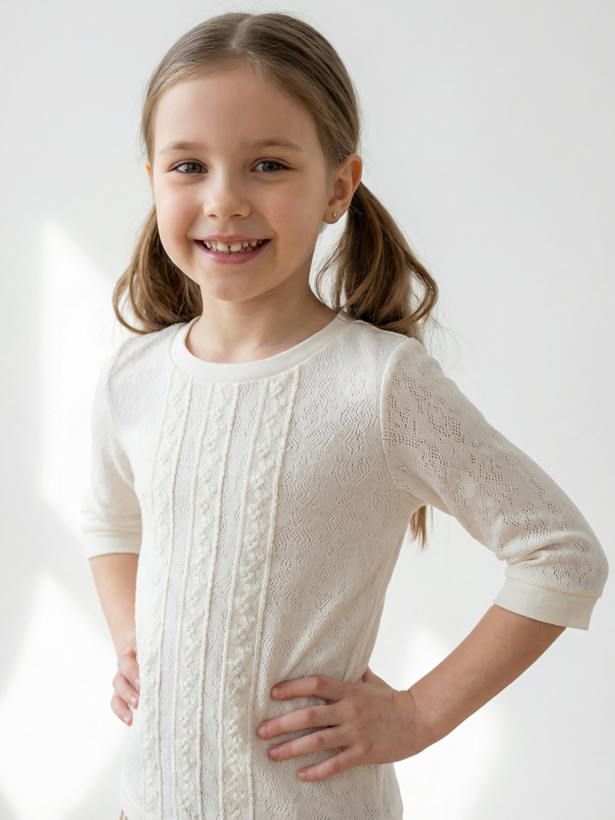 Блузка Ladno 203молочный - фото 2