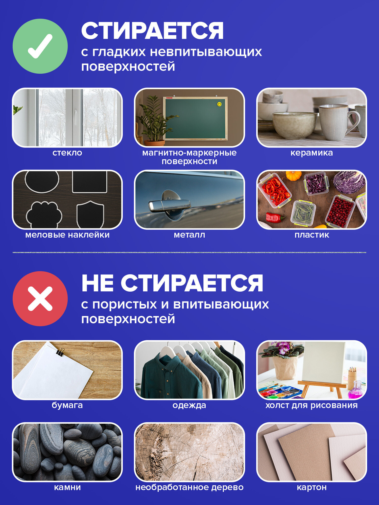 Маркеры Brauberg меловые 5 шт. - фото 5