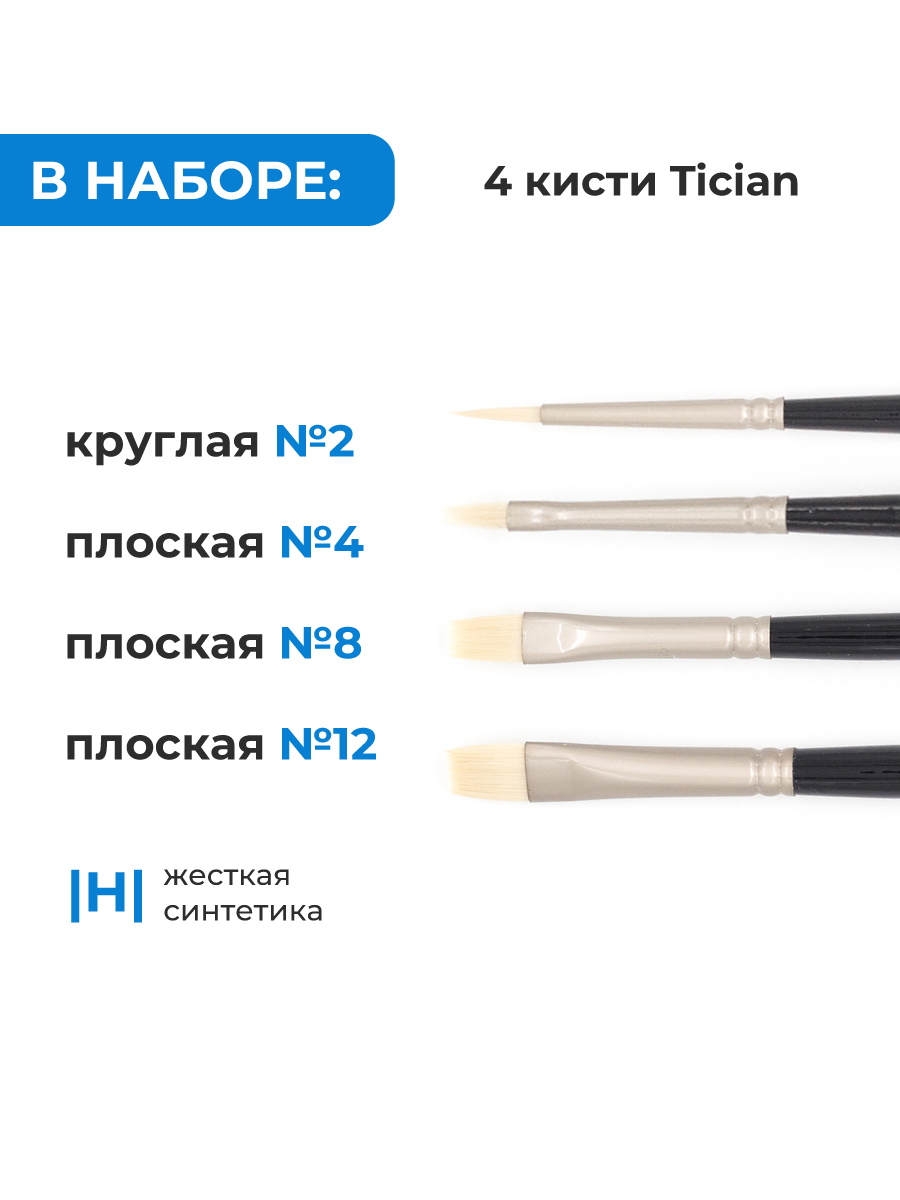 Набор для рисования Малевичъ подарочныйнабор картина маслом - фото 3