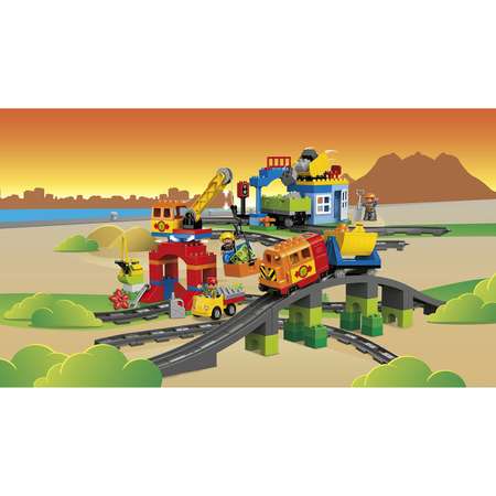 Конструктор LEGO DUPLO Большой поезд блочный