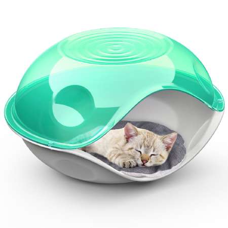 Лежанка для животных Lilli Pet Bed Ufo с подушкой Зеленый 20-6211