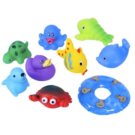 Игрушка Bondibon для ванной Подводный мир 9шт.