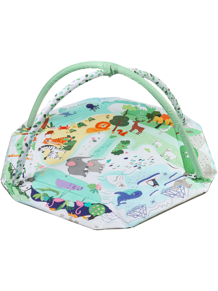 Коврик Рыжий кот с дугами, трансформер - фото 2