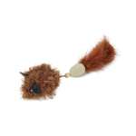 Игрушка для кошек Barbaks Мышь Хвостодер с кошачьей мятой с бубенчиком 21*4.5см