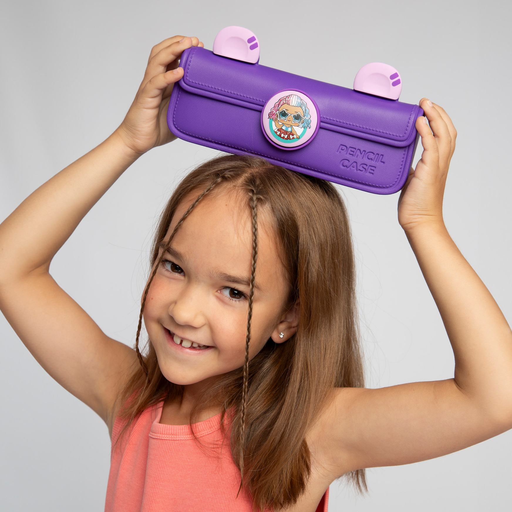 Сумка L.O.L. Surprise! пенал фиолетовый + джиббитсы - фото 11