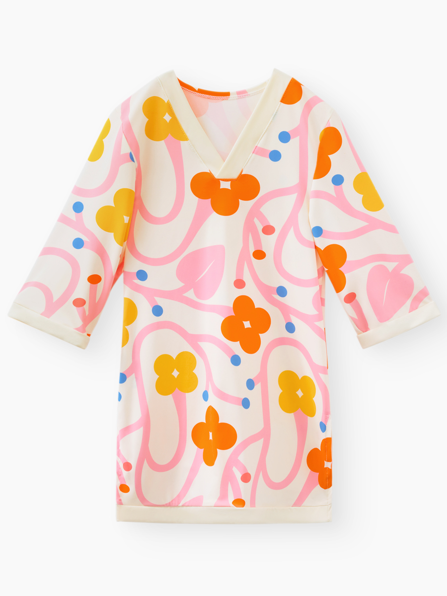 Туника Happy Baby 50698_milky(sweety garden) - фото 1