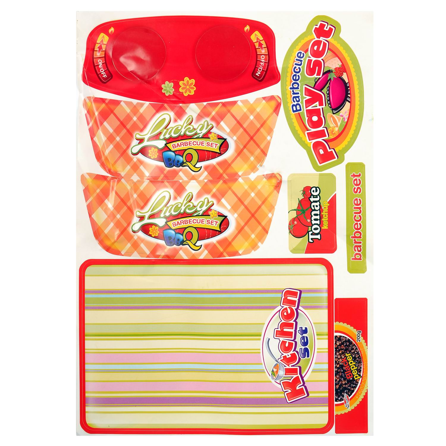 Игрушка Abtoys посуда, продукты, плита - фото 15