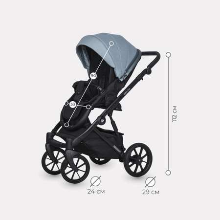 Коляска 2в1 Riko Basic Delta Ocean