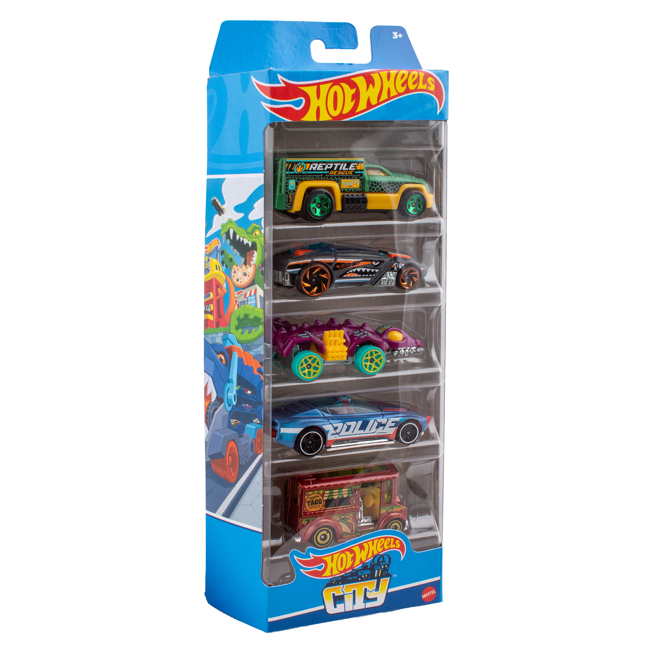 Автомобиль Hot Wheels Набор HW City 5 машинок 1806(HTV39) - фото 2