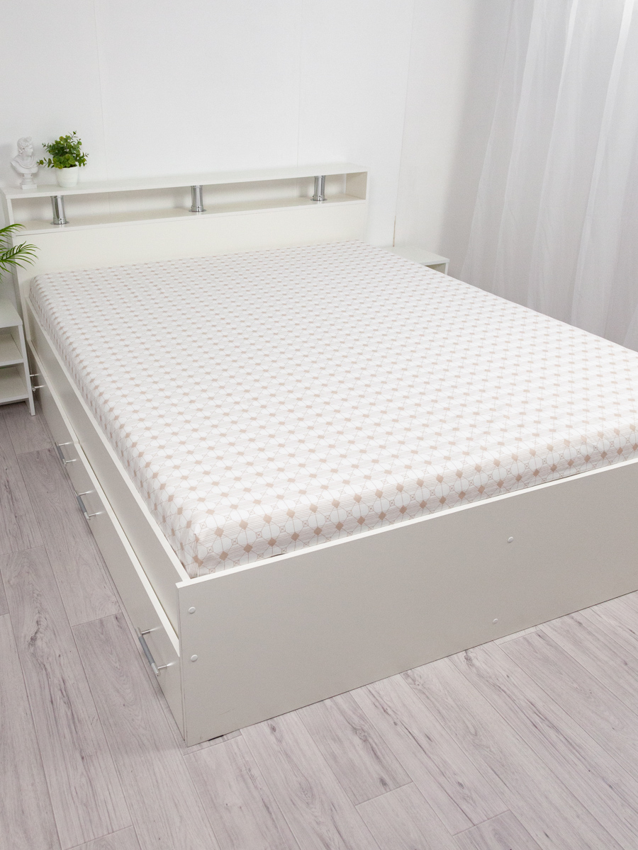 Простыня Wellness Анжелика 140 x 200 см на резинке 1 шт. - фото 2
