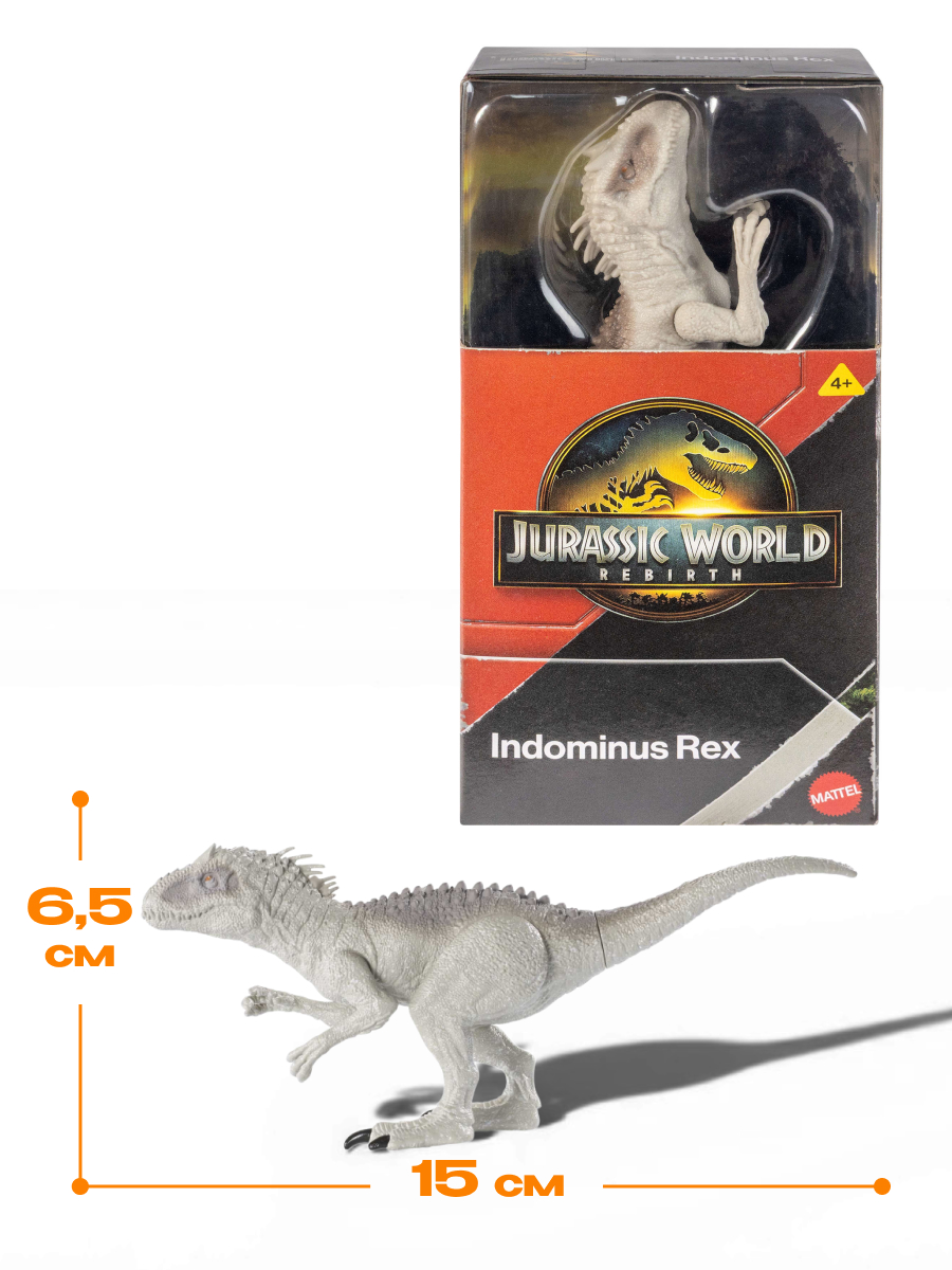 Фигурка Jurassic World мини динозавр Индоминус Рекс - фото 2