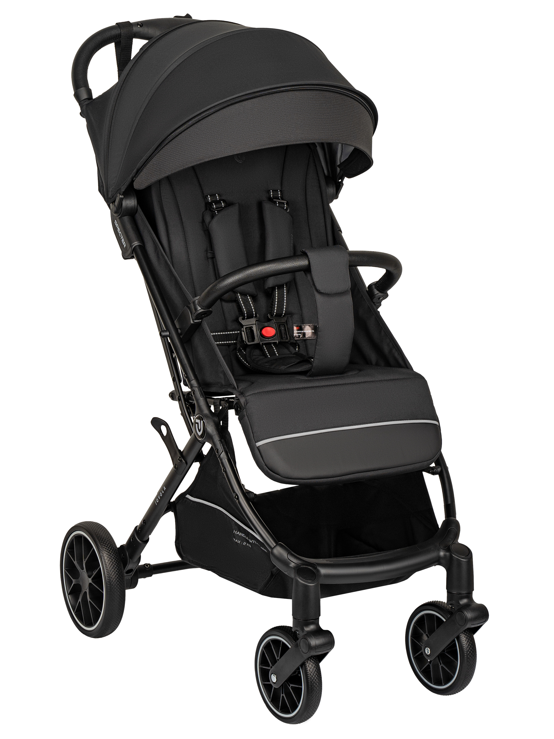 Коляска прогулочная JOVOLA Specter черный - фото 14