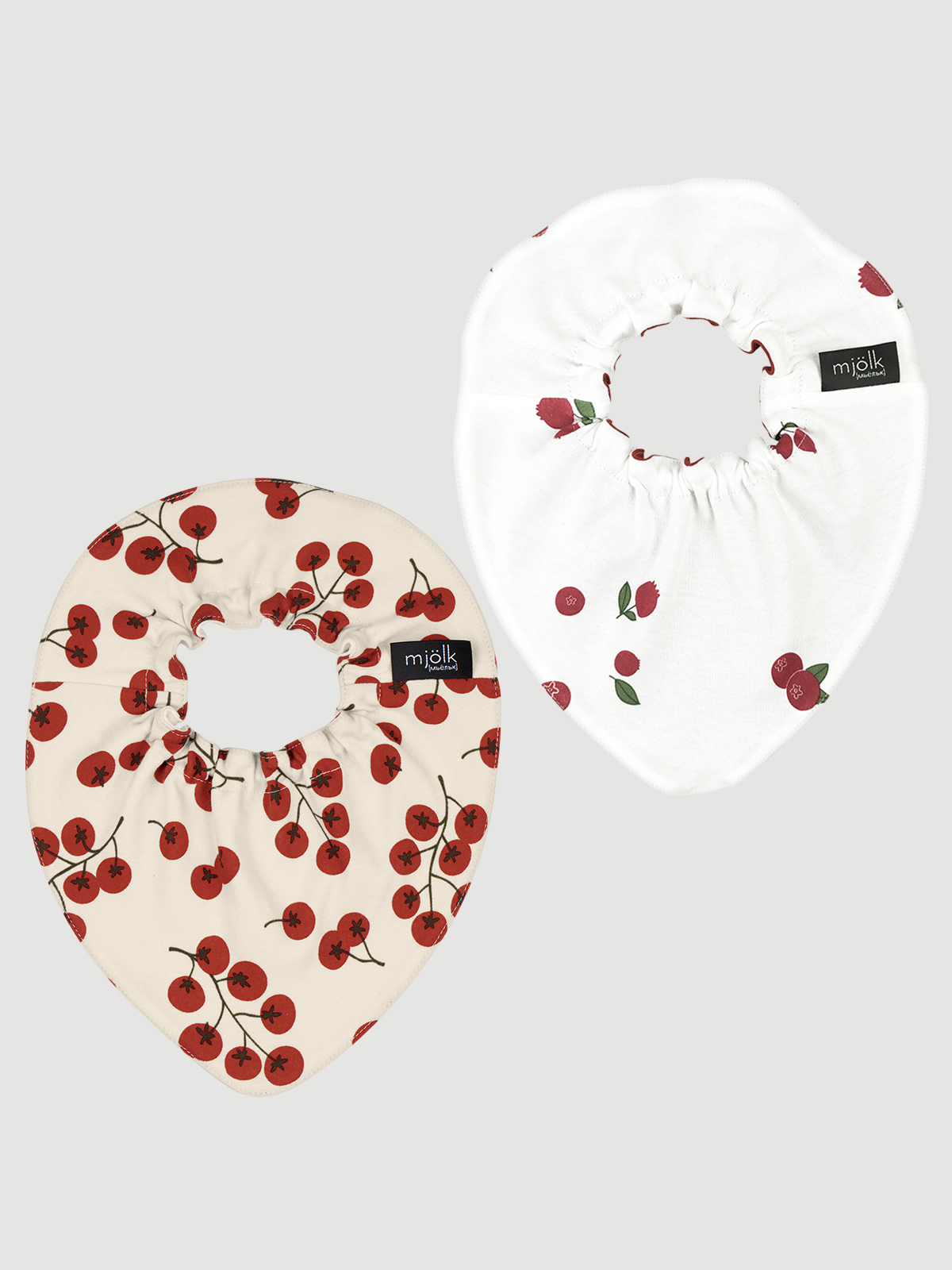 Нагрудник Mjolk текстиль 2 шт. - фото 1