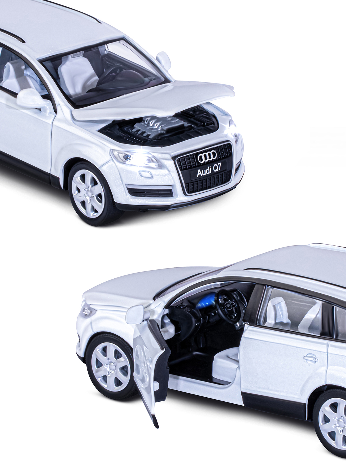 Внедорожник АВТОпанорама Audi Q7 1:32 JB1251391 - фото 8