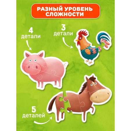 Пазл El BascoKids Животные Фермы классический