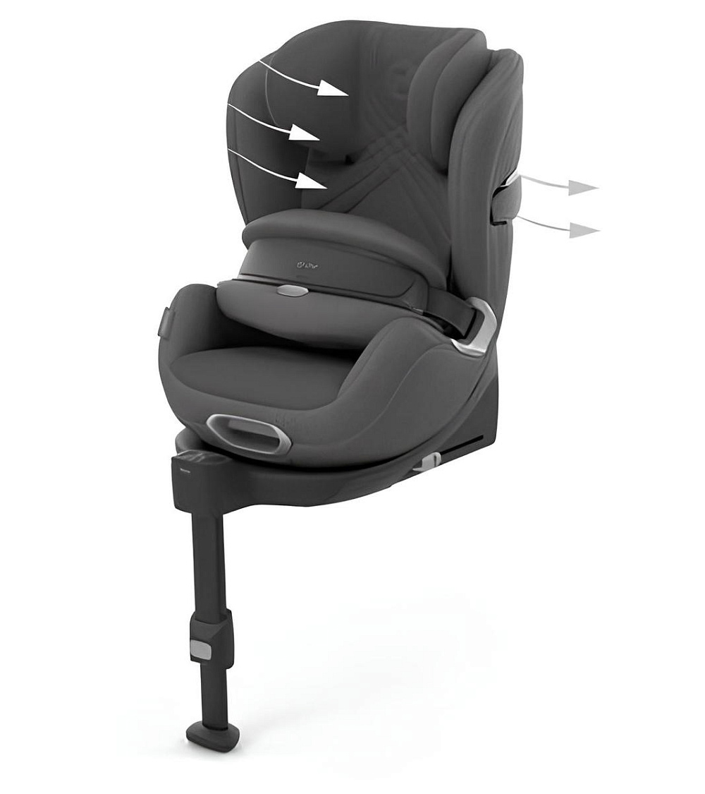Автокресло Cybex Anoris T2 i-Size Isofix 1 (9-18 кг) серый - фото 9