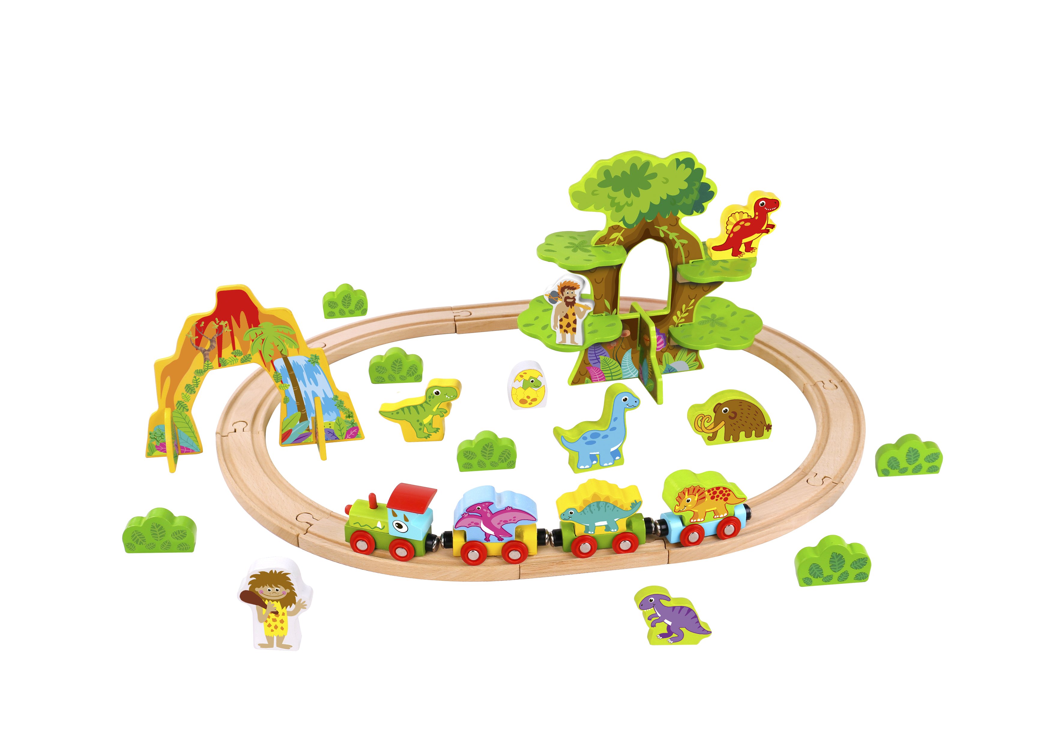 Набор железнодорожный Tooky Toy TKI054 - фото 1