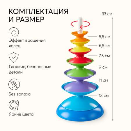 Игрушка Happy Baby пирамидка GIZA