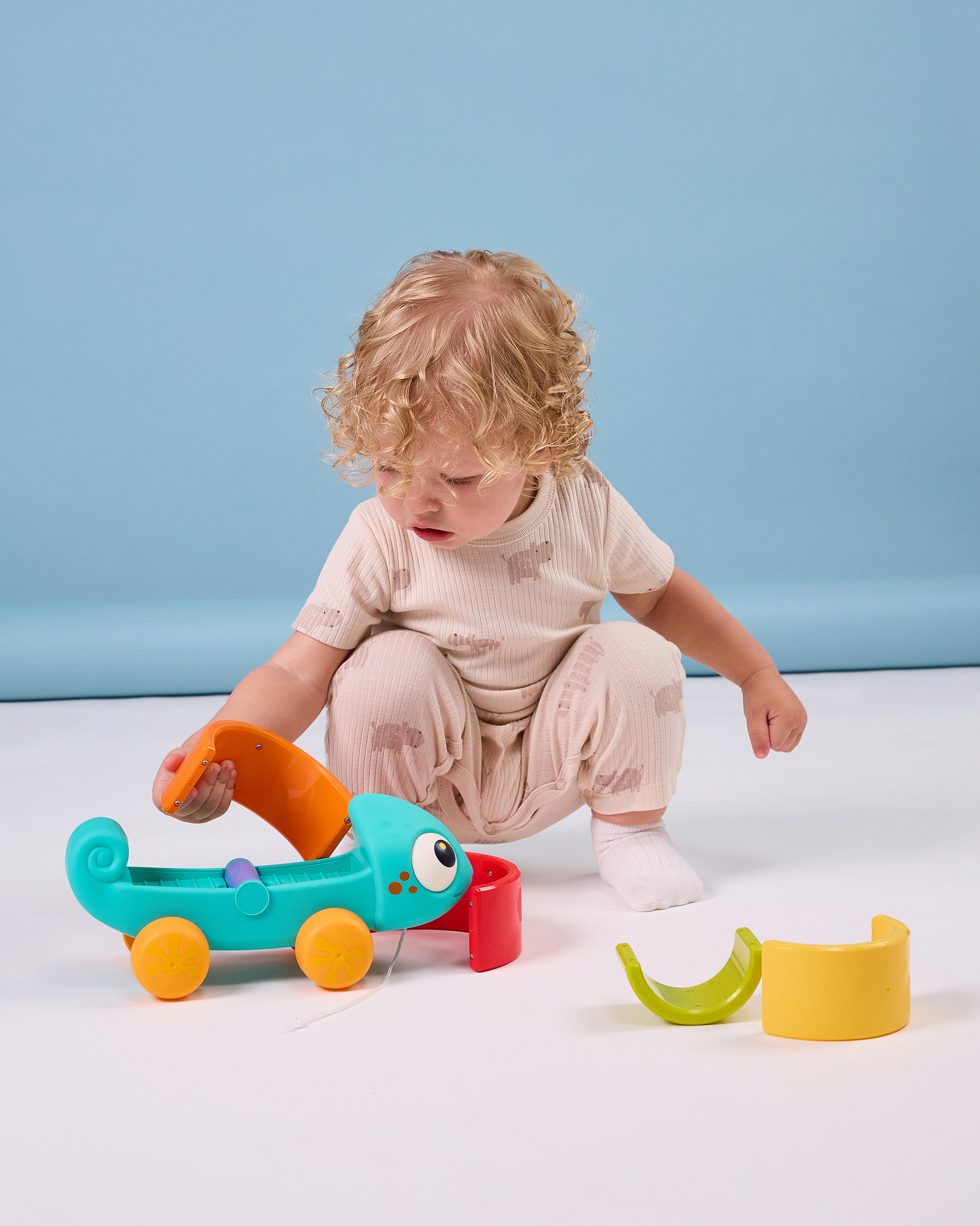 Игрушка BabyGo сортер Хамелеон - фото 5