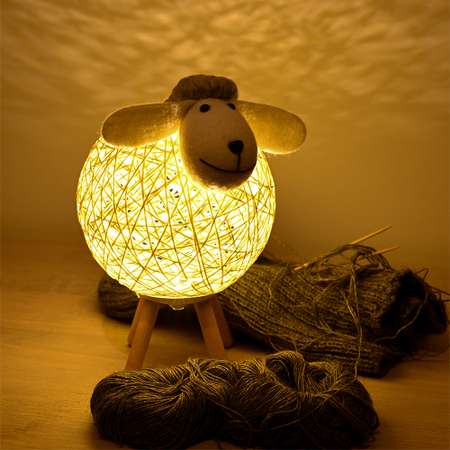 Светильник-ночник Jazzway декоративный Овечка Пышечка JS3-LAMB-USB