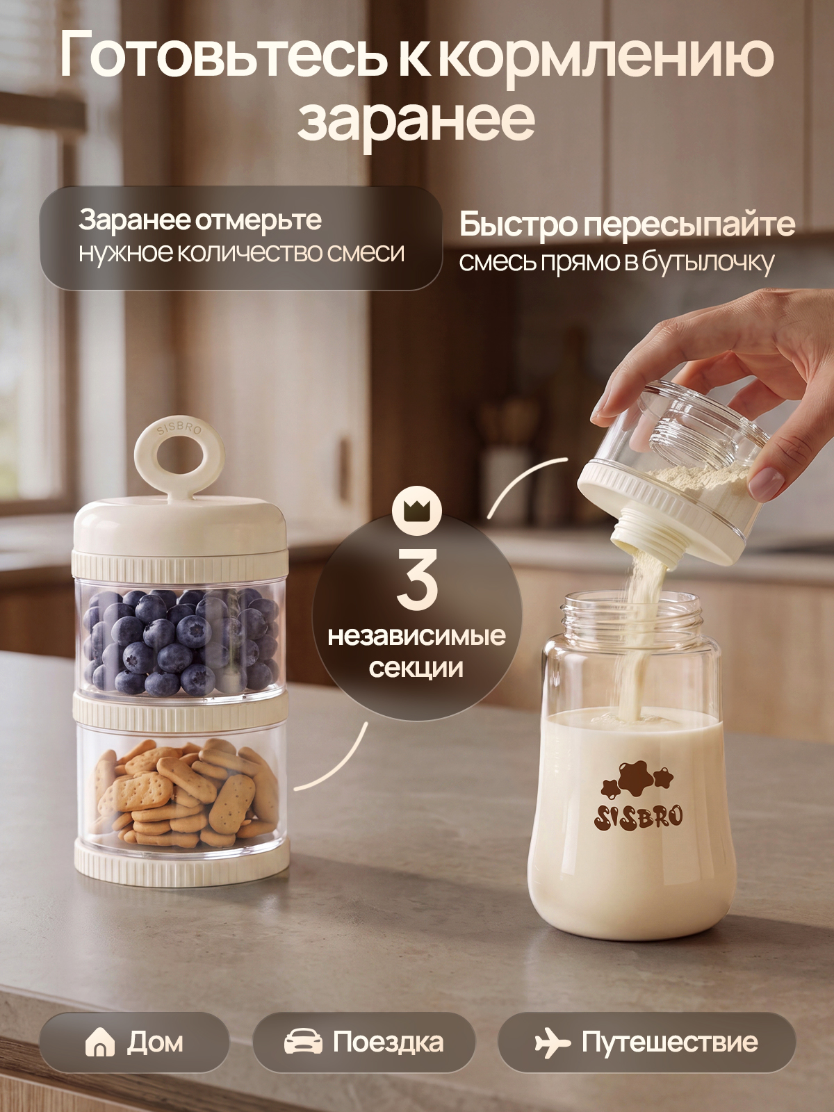 Бутылочка SISBRO 300 мл - фото 10