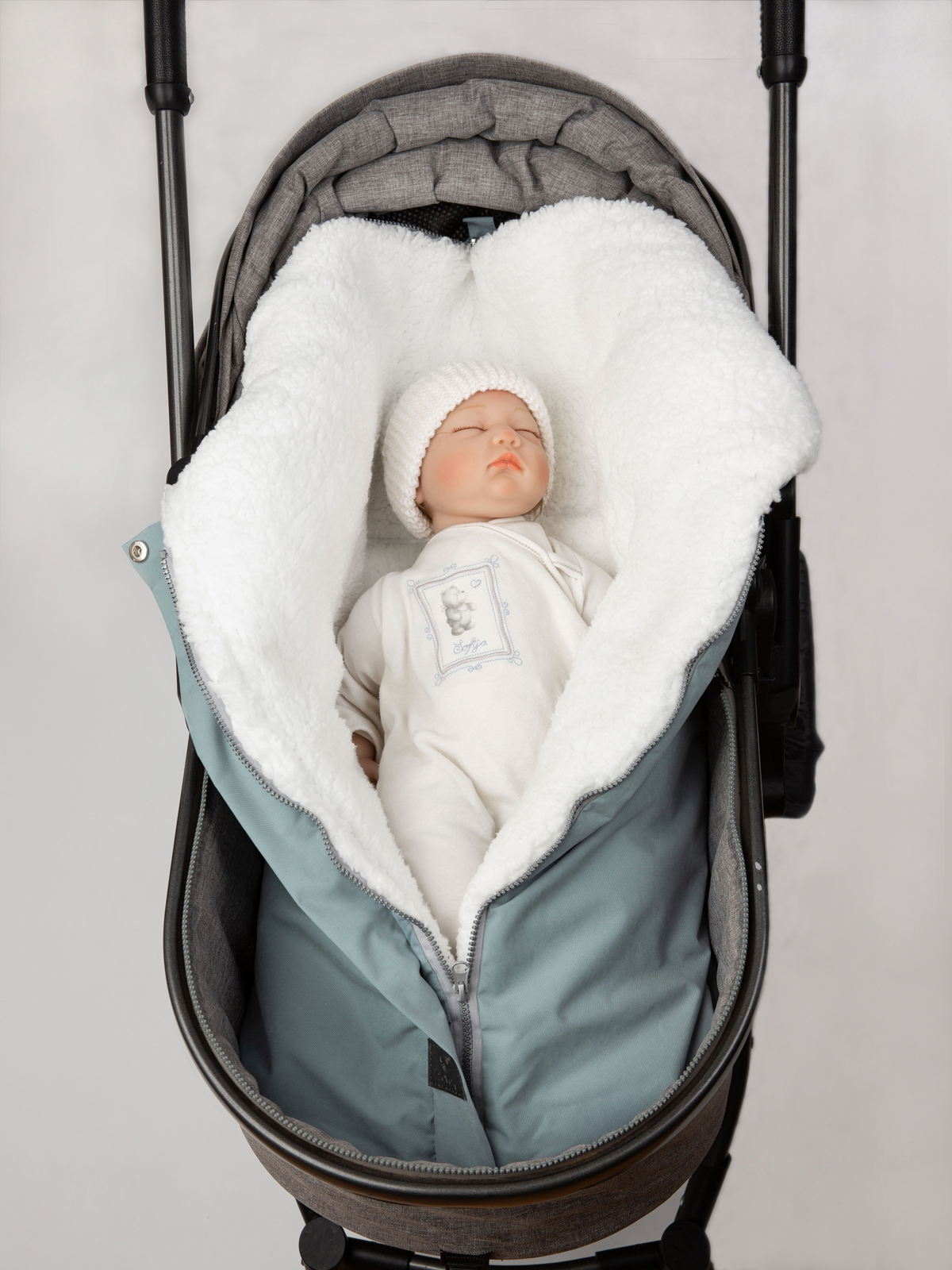 Конверт в коляску inlovery Нортес серый - фото 9