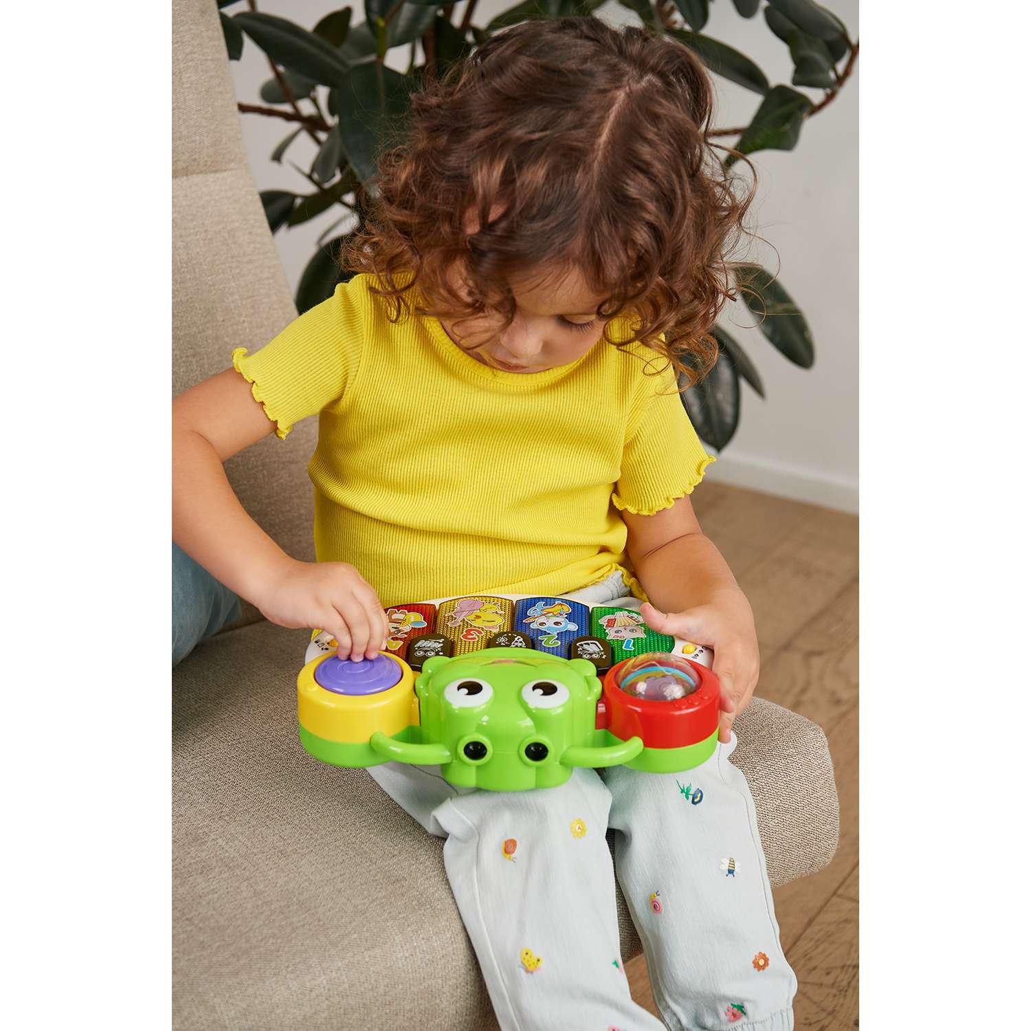 Игрушка музыкальная BabyGo Лягушка пианино - фото 2