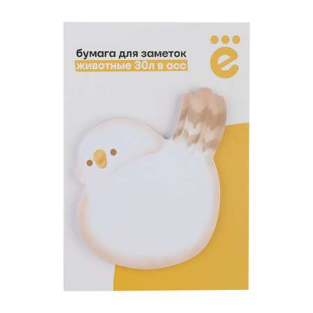 Бумага для заметок ё Животные 30 листов в ассортименте
